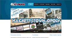 Desktop Screenshot of custommonopolygame.com